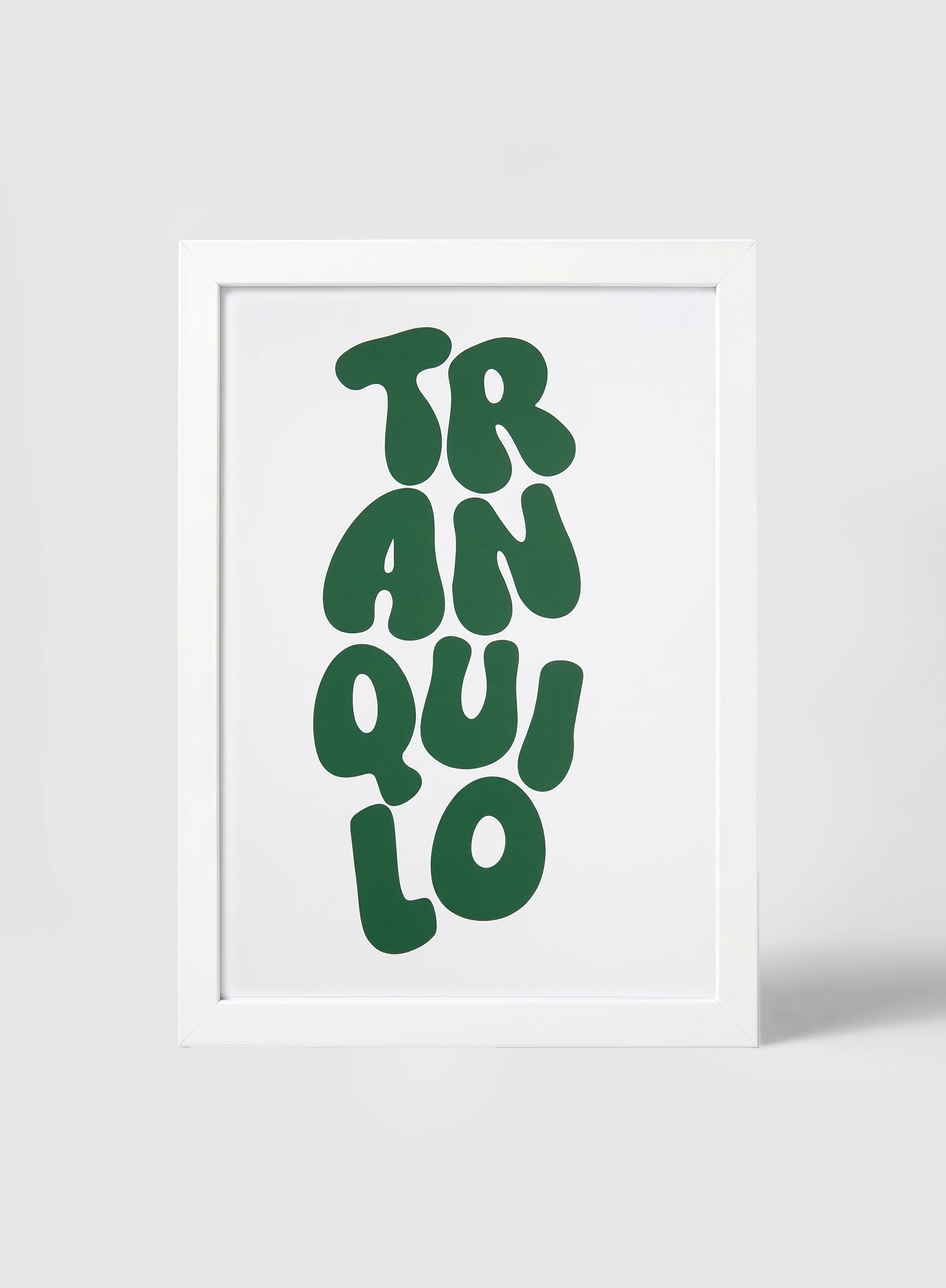TRANQUILO - FRAMED PRINT
