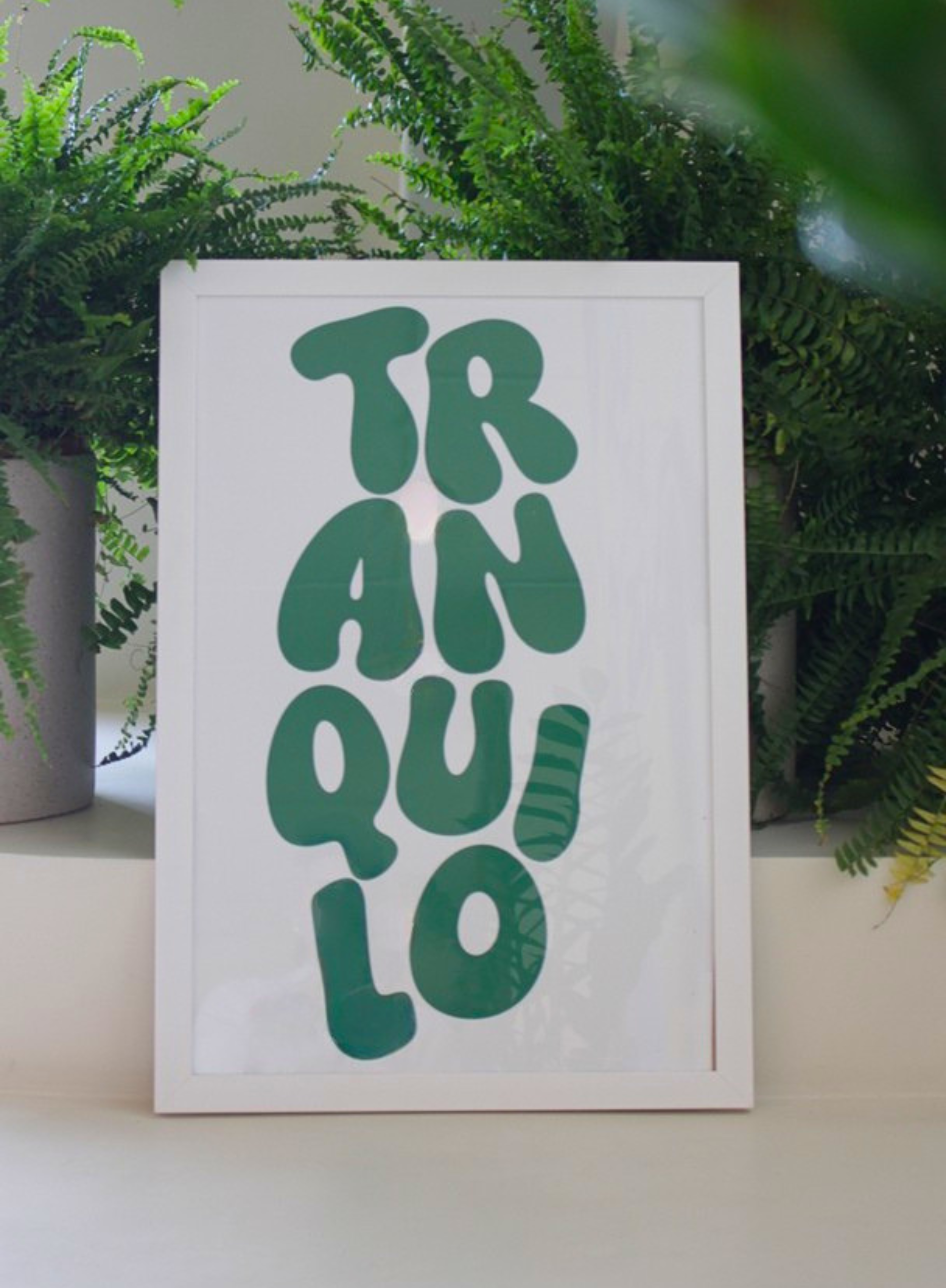TRANQUILO - FRAMED PRINT