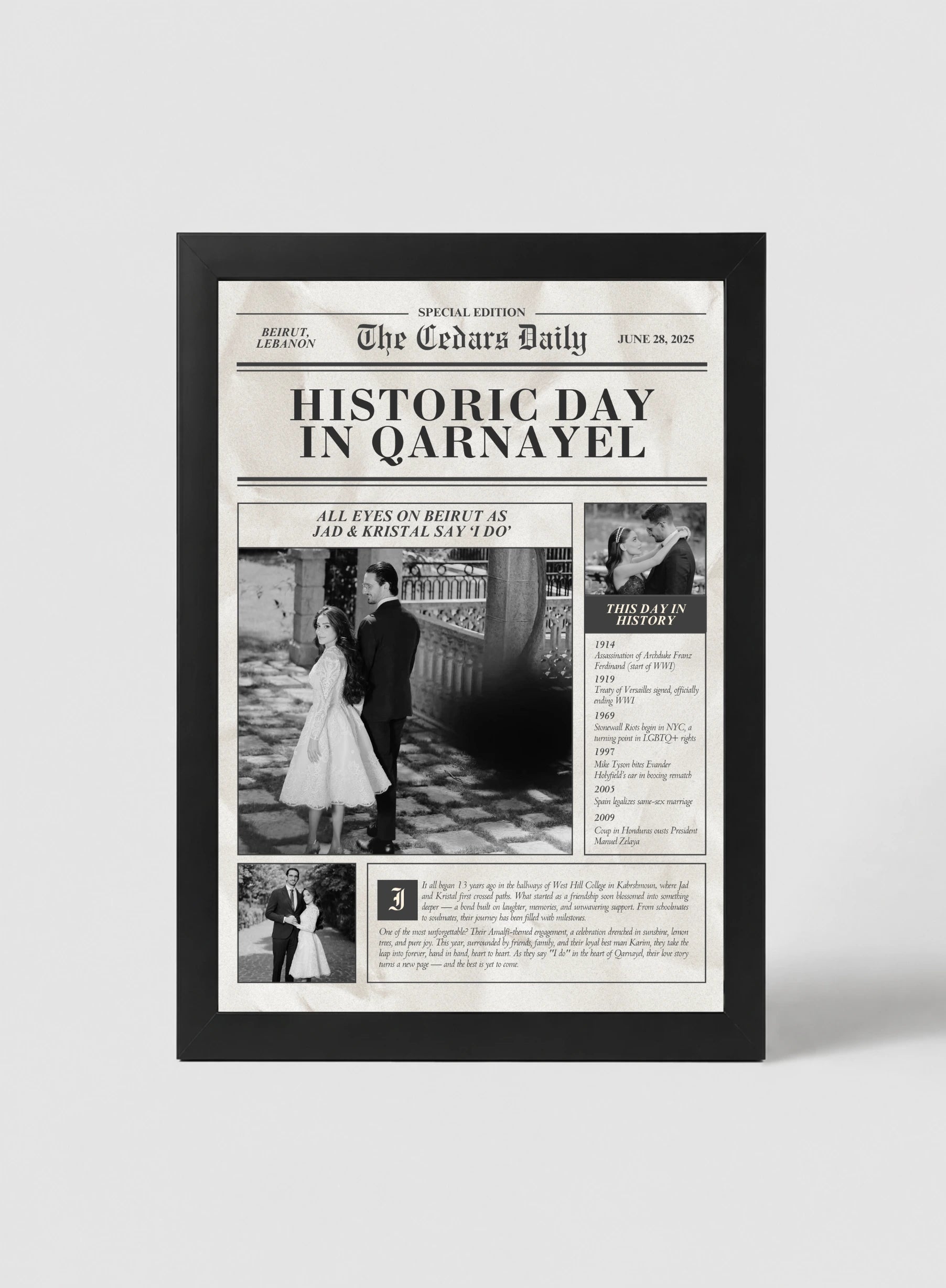 THE NEWSPAPER FRAME