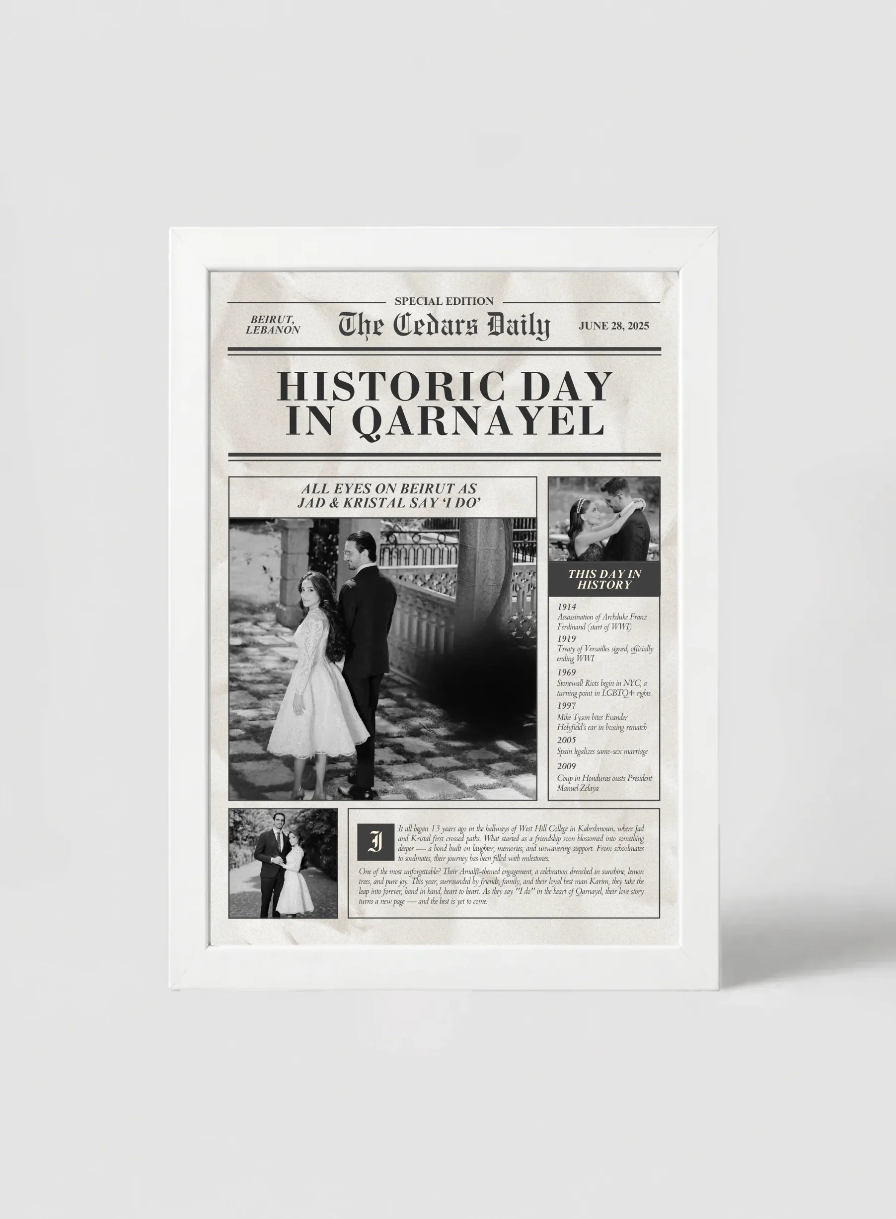 THE NEWSPAPER FRAME